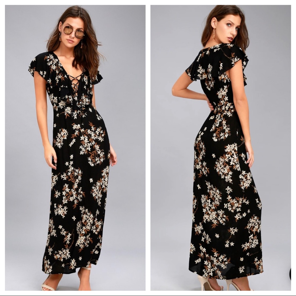 NWOT Lulus Amuse society maxi dress